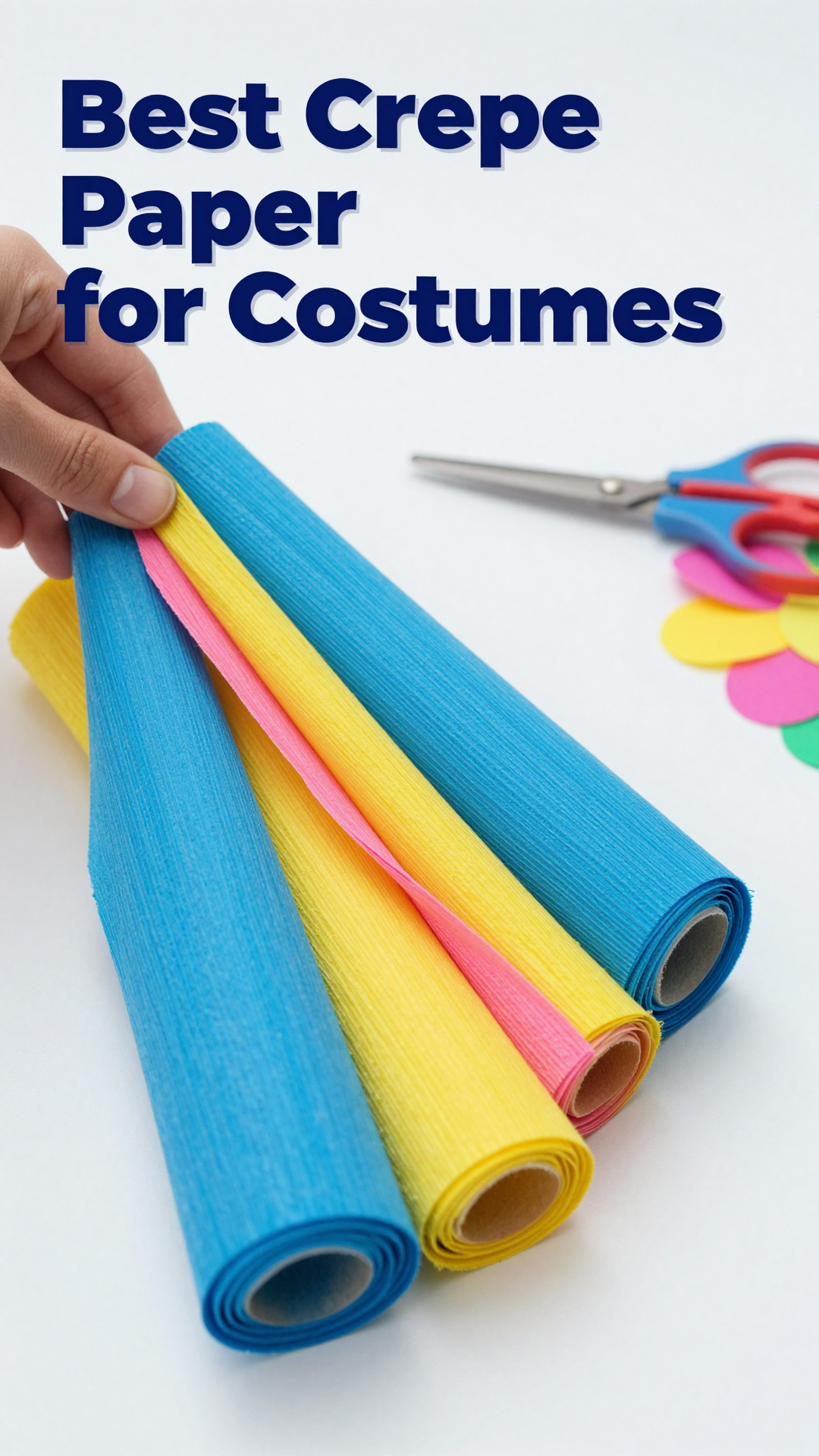 Vibrant-crepe-paper-rolls-in-bright-highcontrast-c